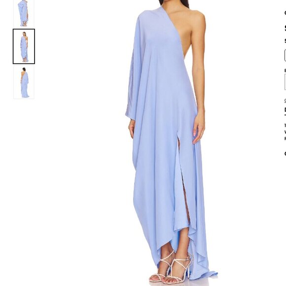 NWT Azeeza Elm Gown in Island size large - Picture 3 of 7